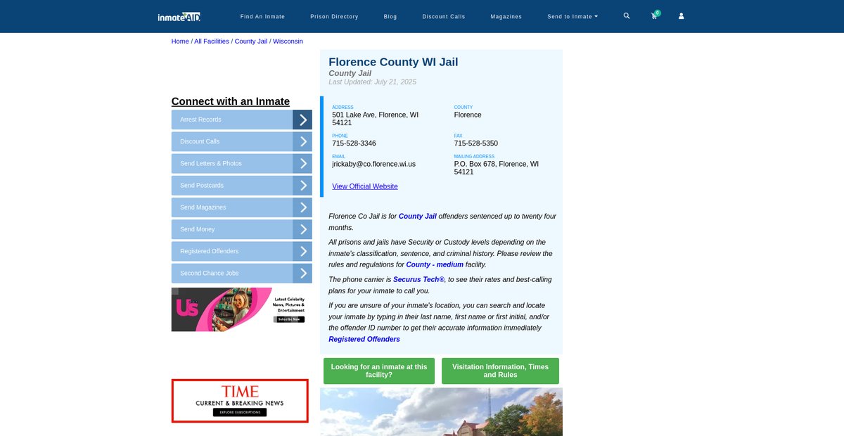 Preview of inmateaid.com
