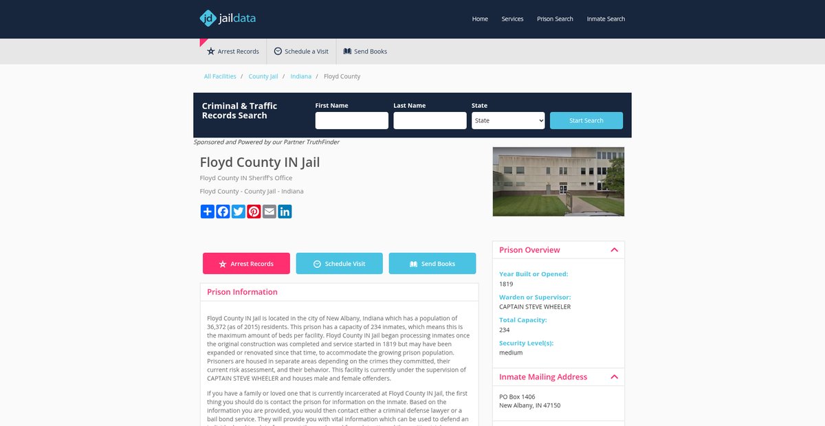 Preview of jaildata.com