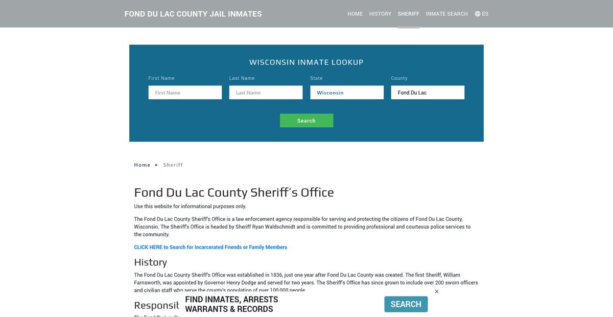 Preview of fonddulacjailroster.org