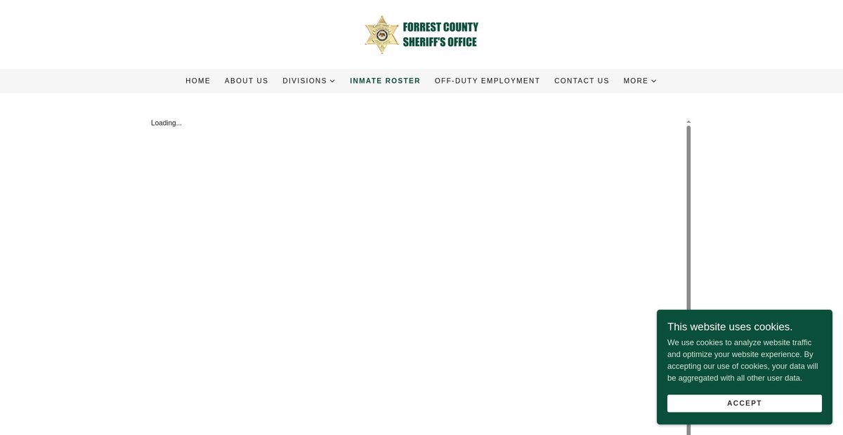 Preview of forrestcountysheriff.com