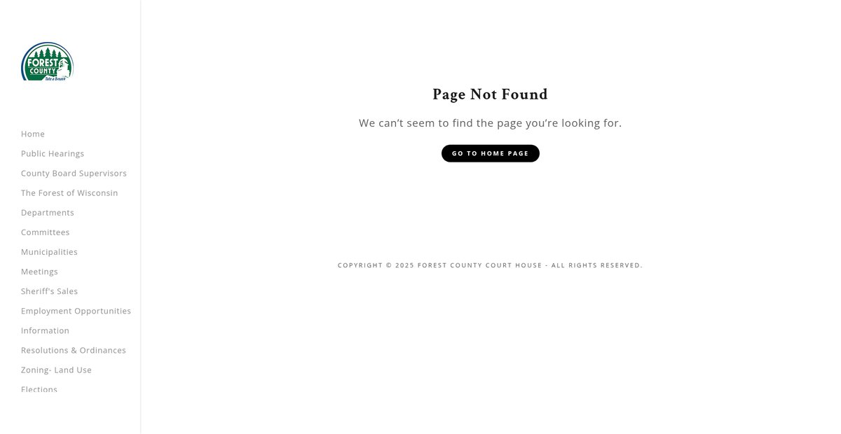 Preview of co.forest.wi.gov