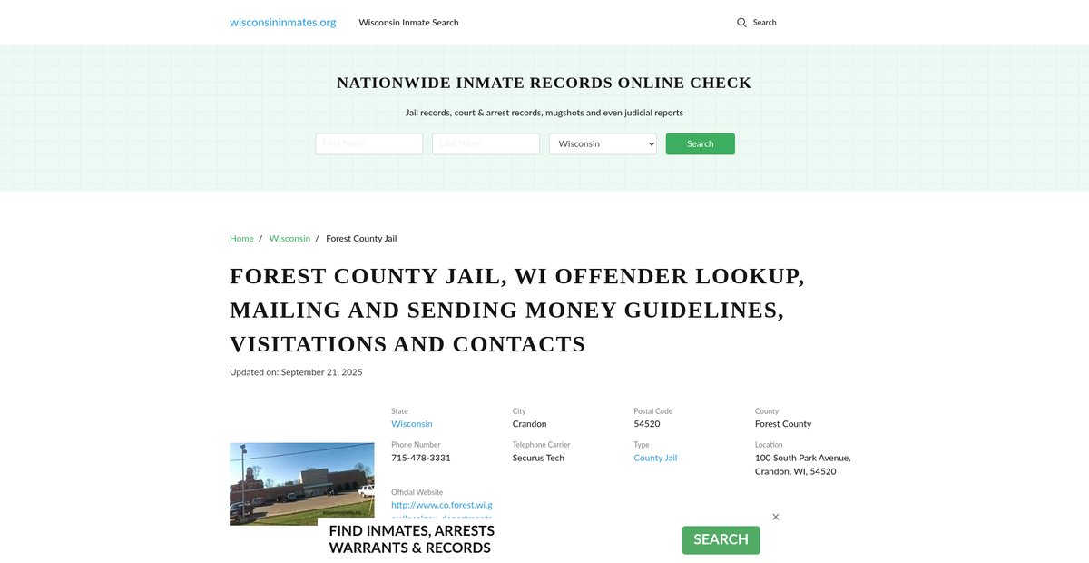 Preview of wisconsininmates.org