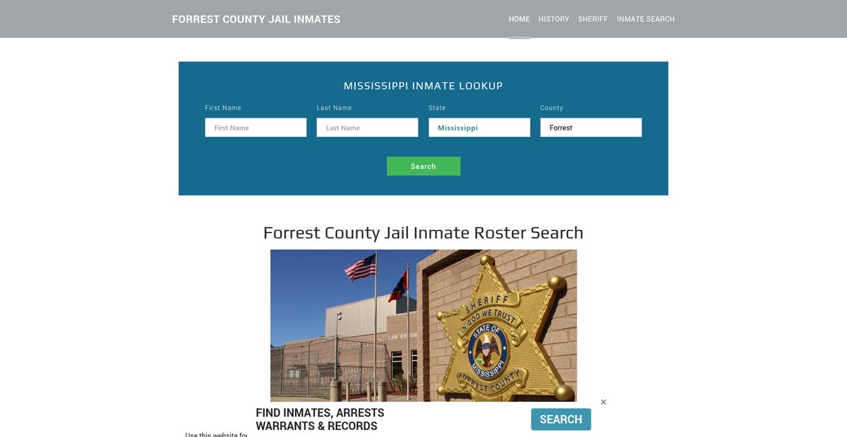 Preview of forrestjailroster.org