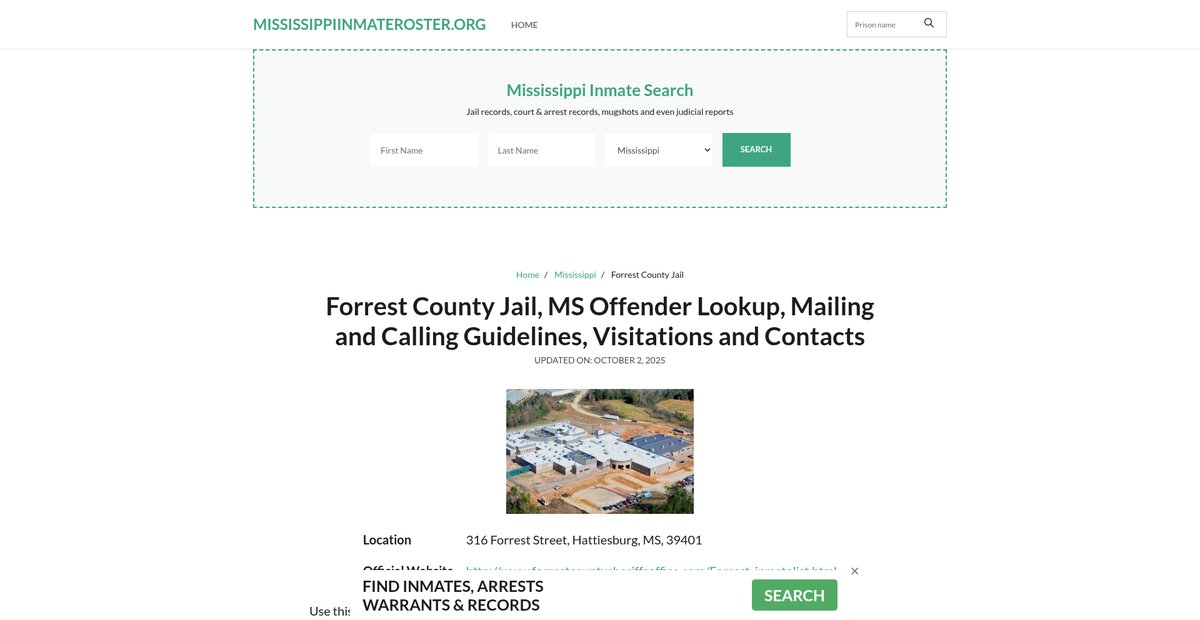 Preview of mississippiinmateroster.org