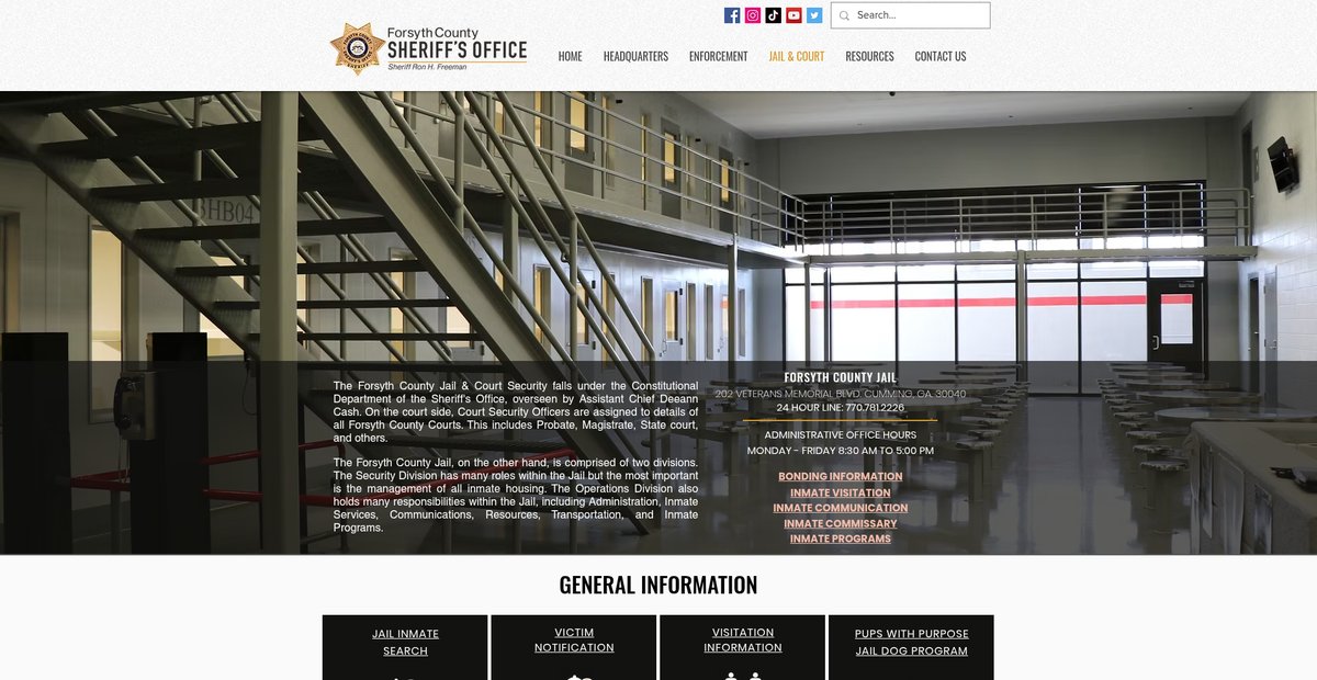 Preview of forsythsheriff.org