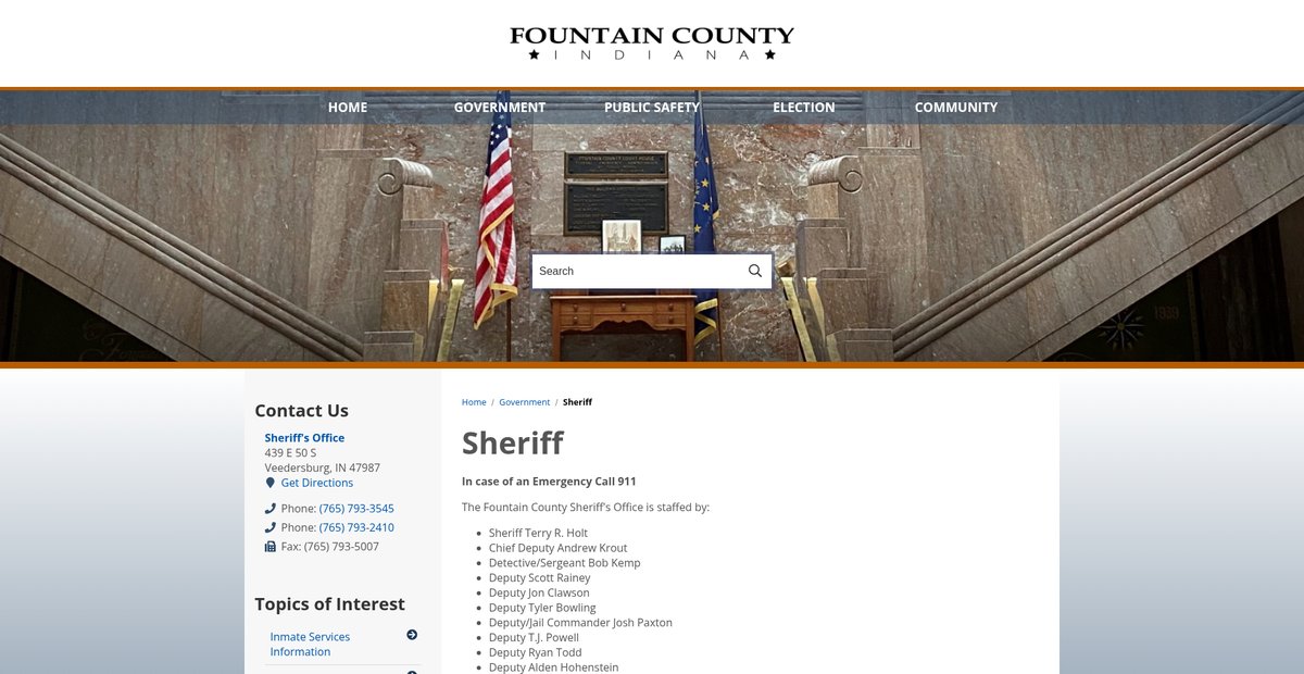 Preview of fountaincounty.net