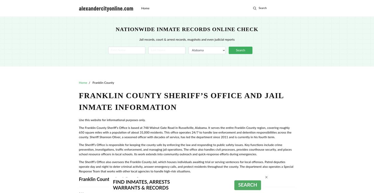 Preview of alexandercityonline.com