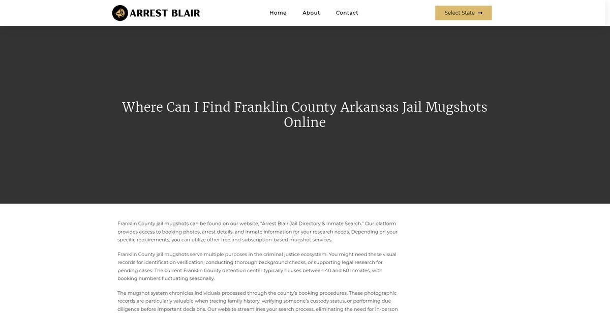 Preview of arrestblair.org