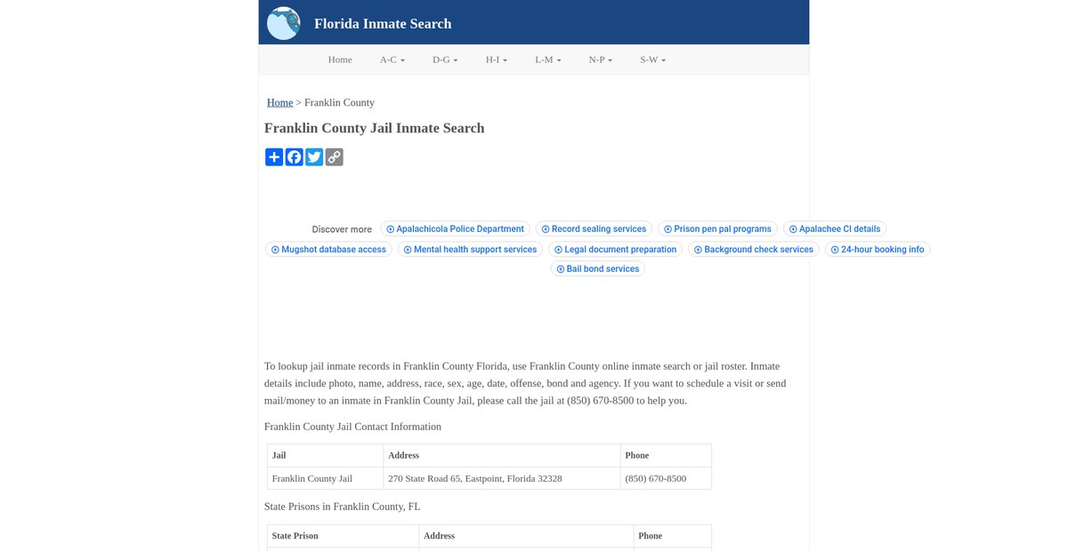 Preview of inmatesearchfl.org