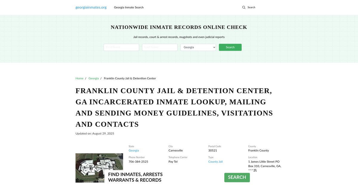 Preview of georgiainmates.org