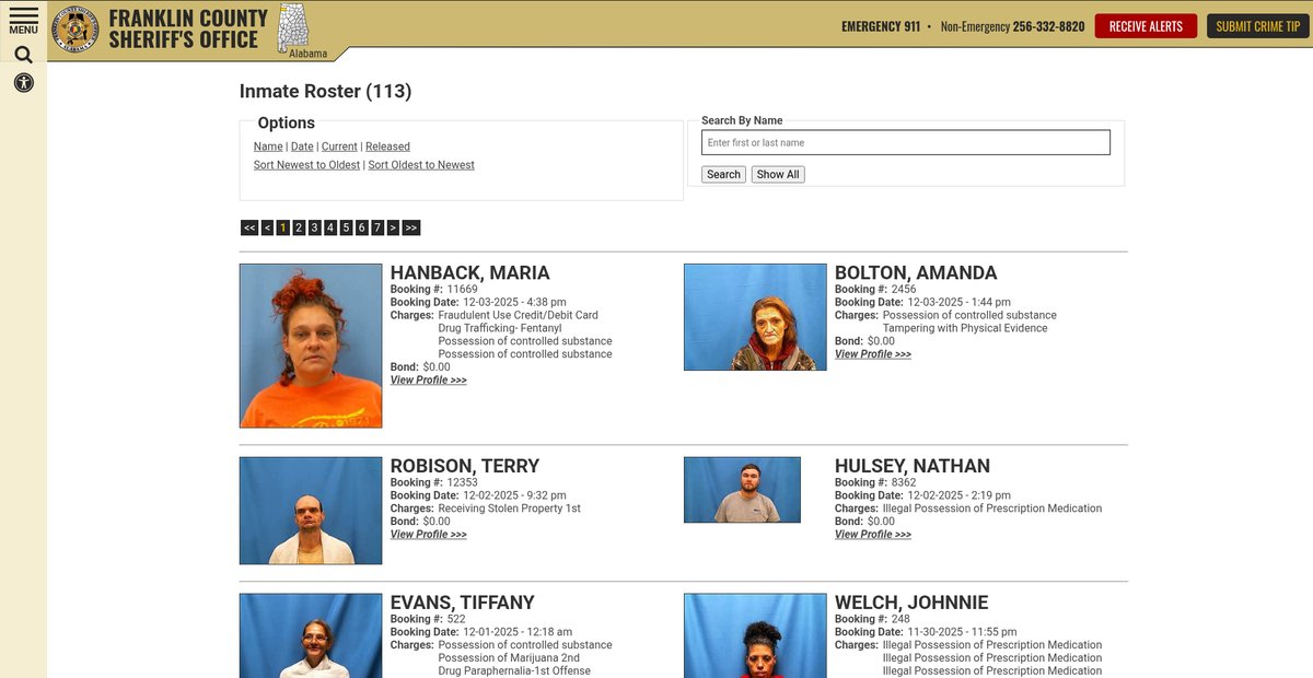 Preview of franklinsheriff.org