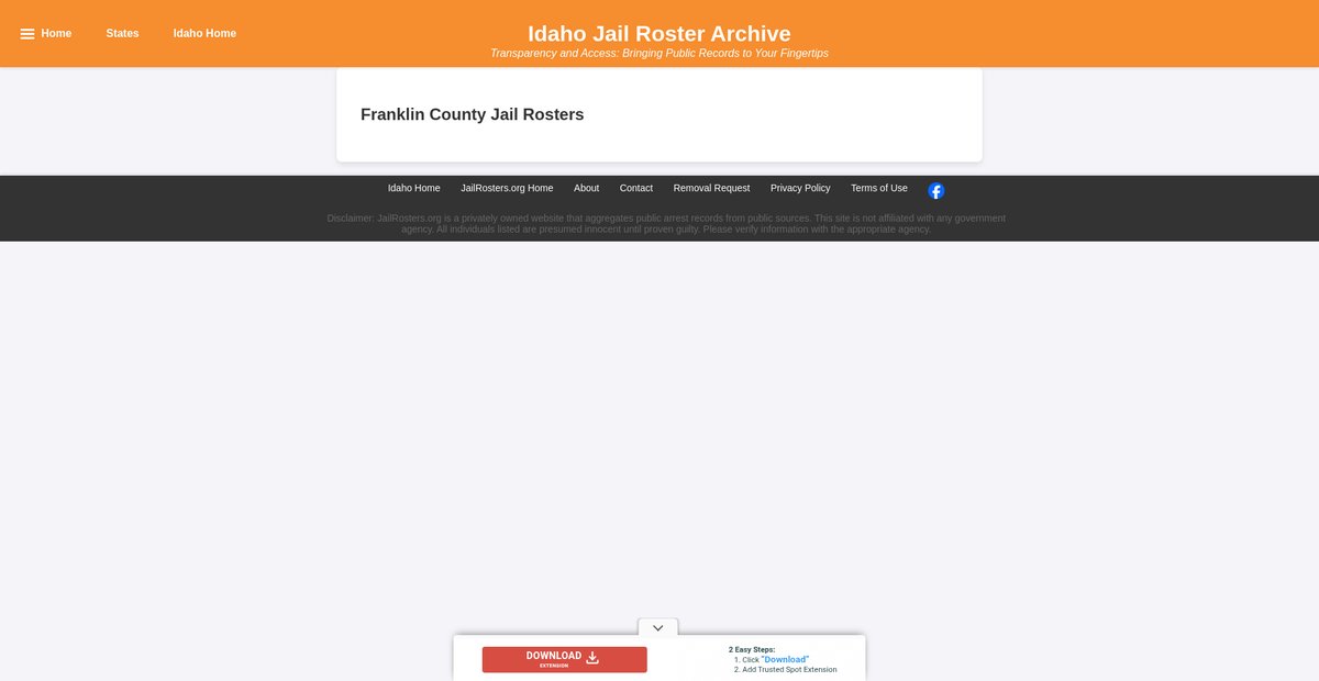 Preview of jailrosters.org