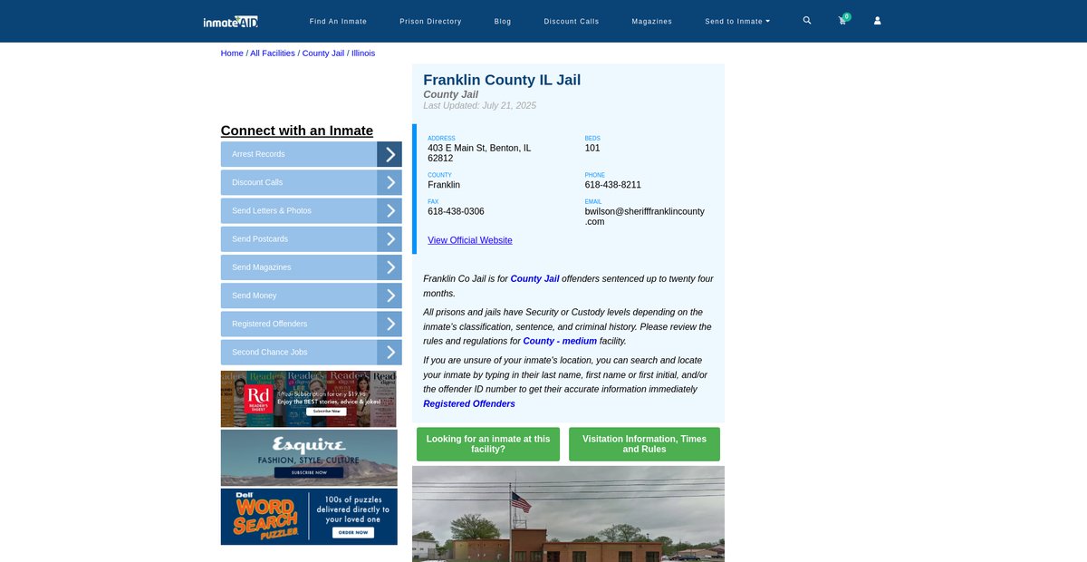 Preview of inmateaid.com