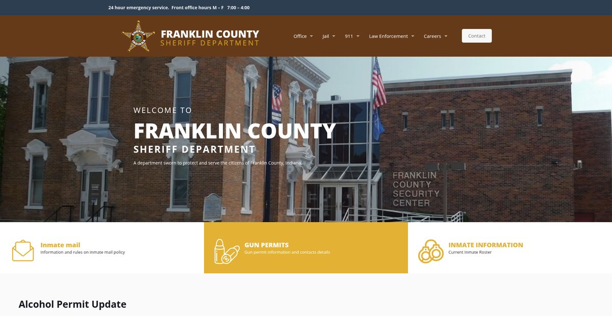 Preview of franklincountysheriff.org