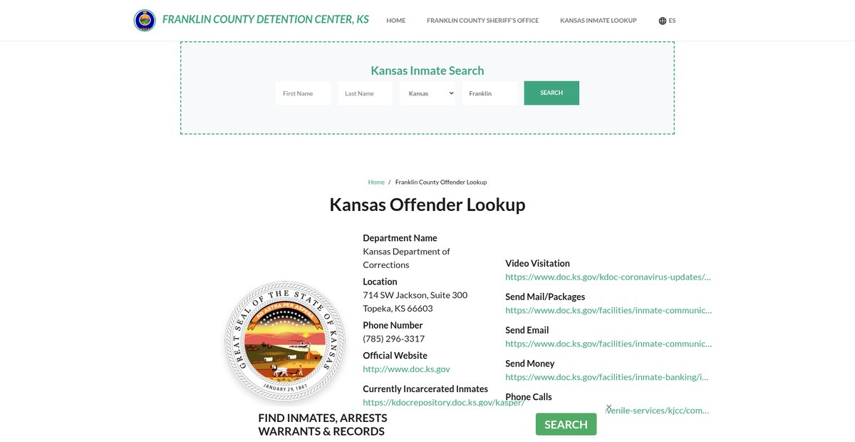 Preview of franklincountydetentionks.org