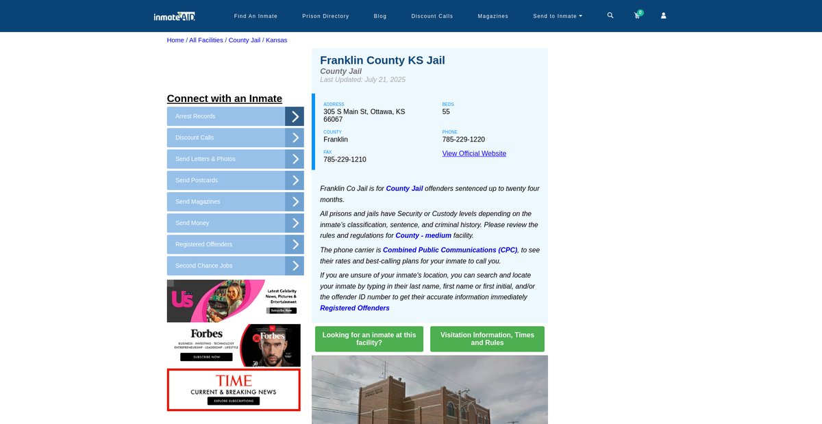 Preview of inmateaid.com