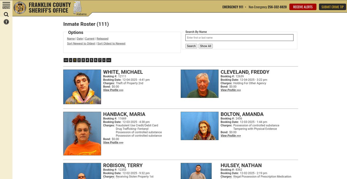 Preview of franklinsheriff.org