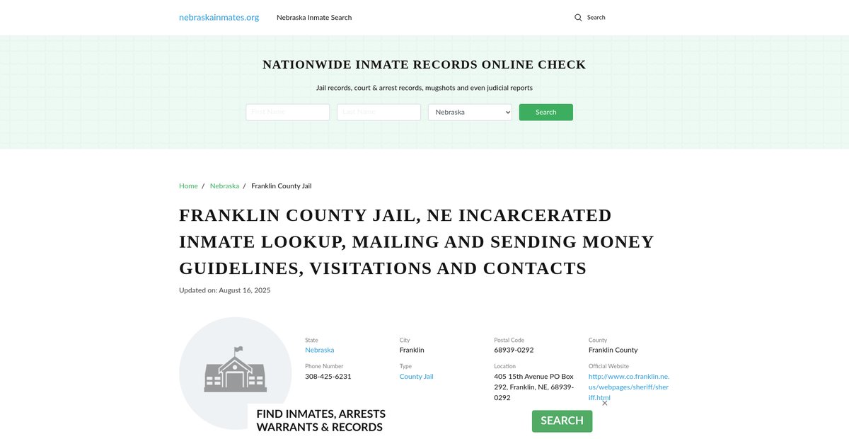 Preview of nebraskainmates.org