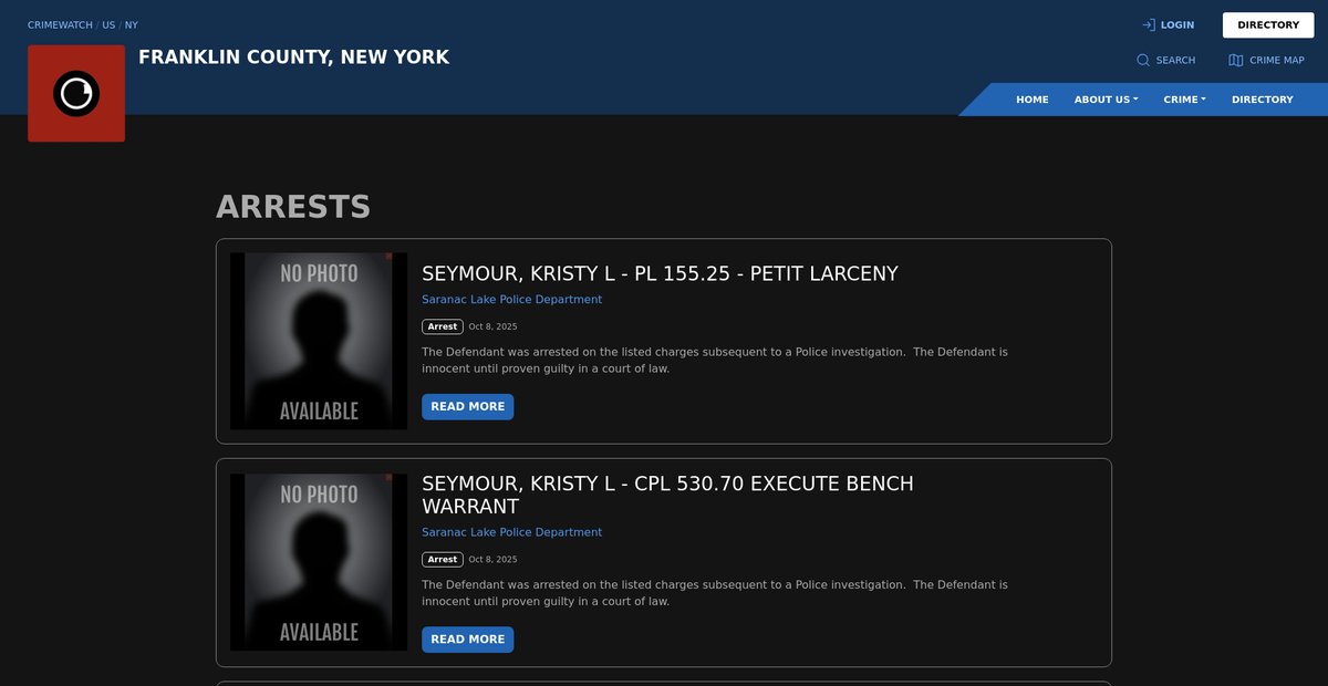 Preview of crimewatch.net