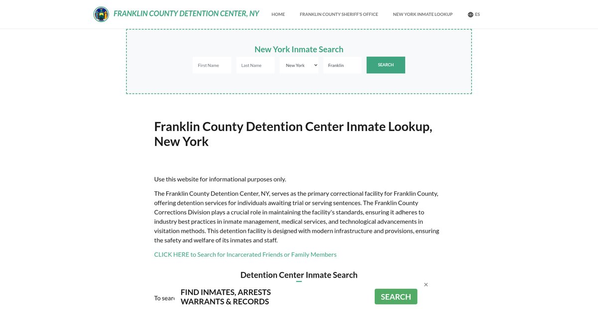 Preview of franklincountydetentionny.org