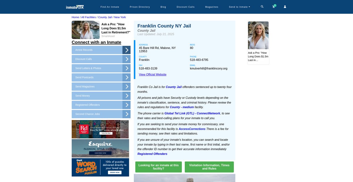 Preview of inmateaid.com