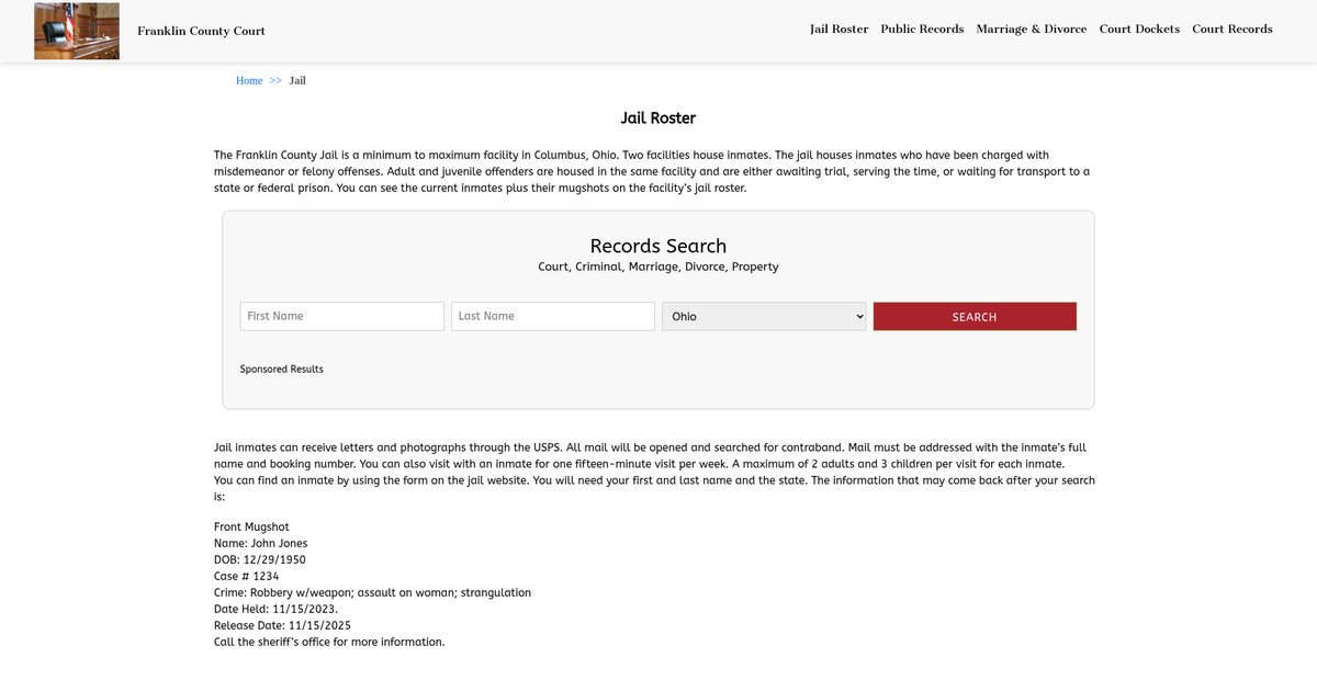 Preview of franklincountycourt.org