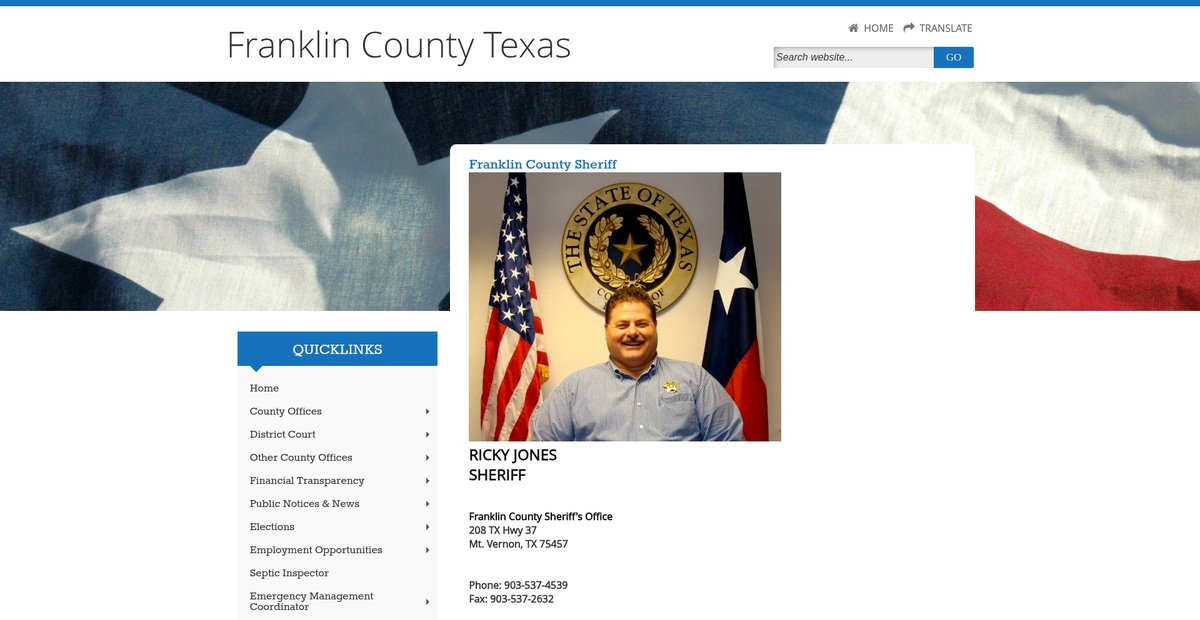 Preview of co.franklin.tx.us