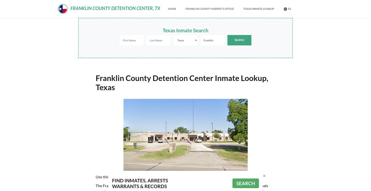 Preview of franklincountydetentiontx.org