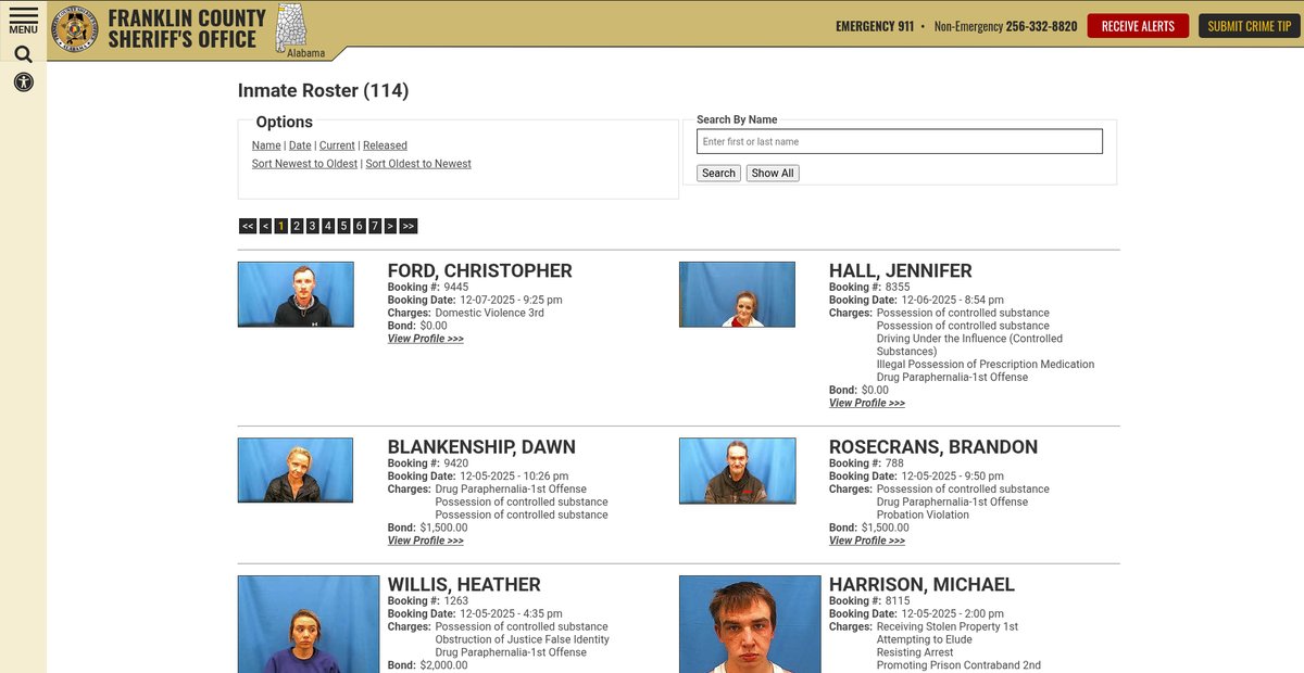 Preview of franklinsheriff.org