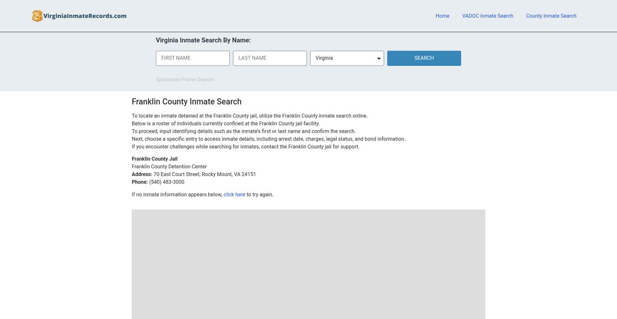 Preview of virginiainmaterecords.com