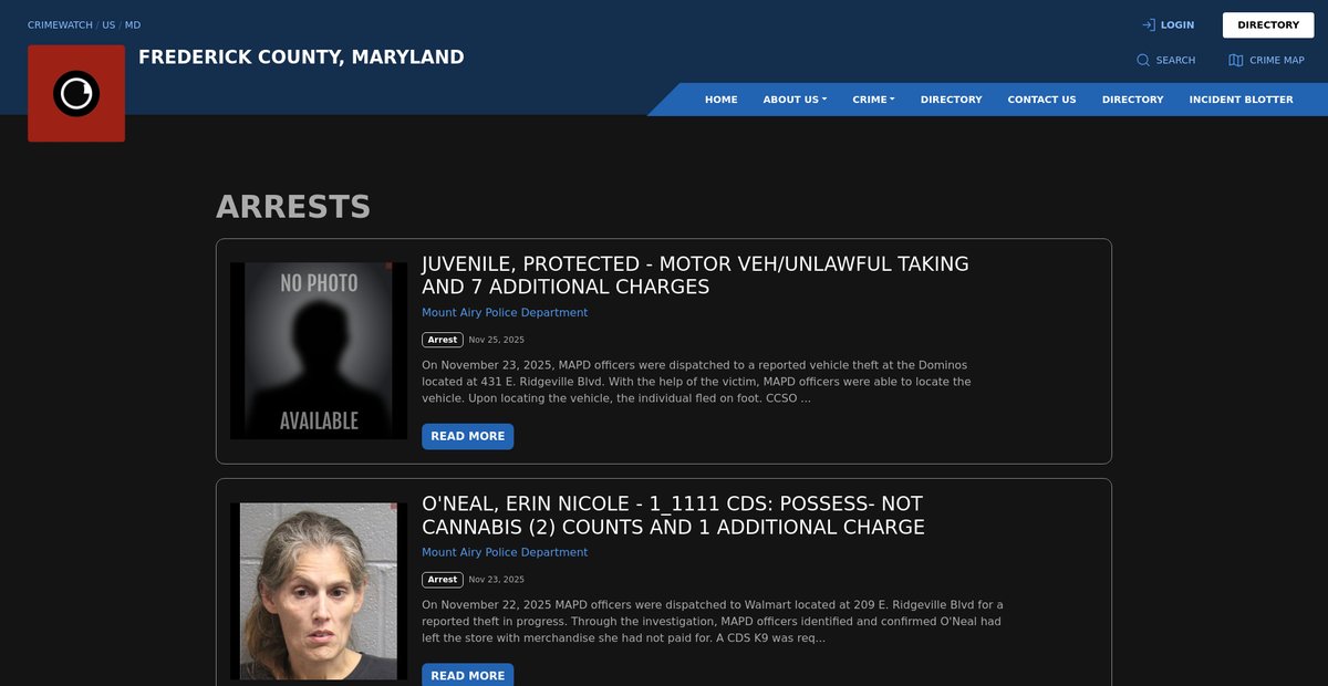 Preview of crimewatch.net