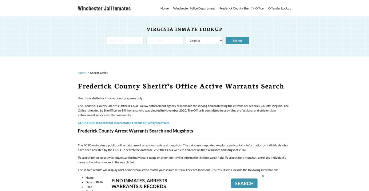 Preview of winchesterjail.org