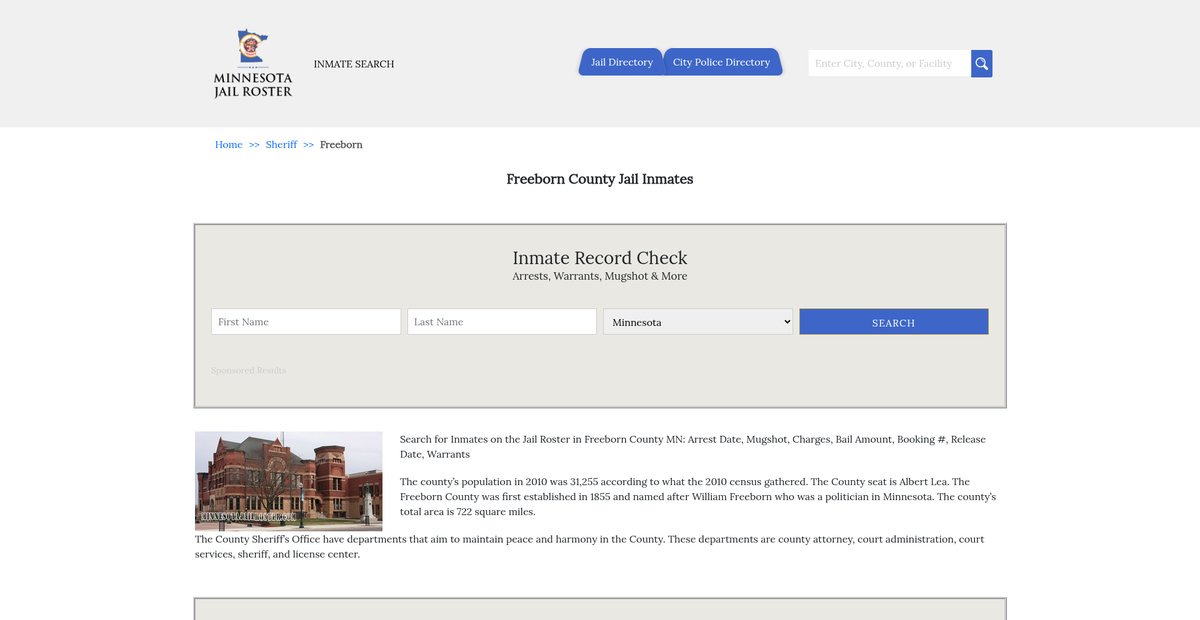 Preview of minnesotajailroster.com