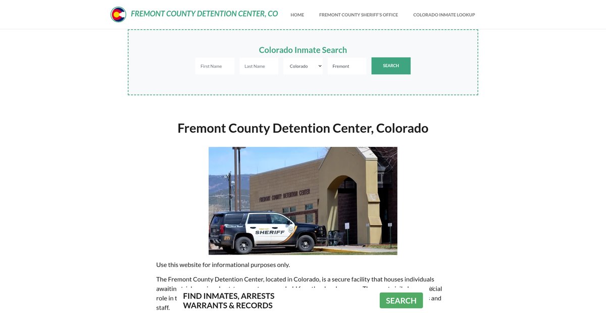 Preview of fremontcountydetentionco.org