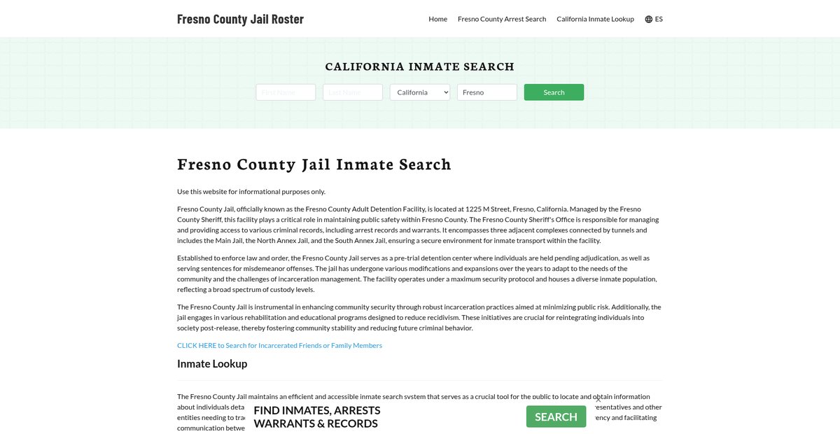 Preview of fresnocountyjailca.org