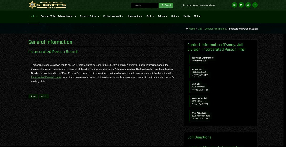 Preview of fresnosheriff.org