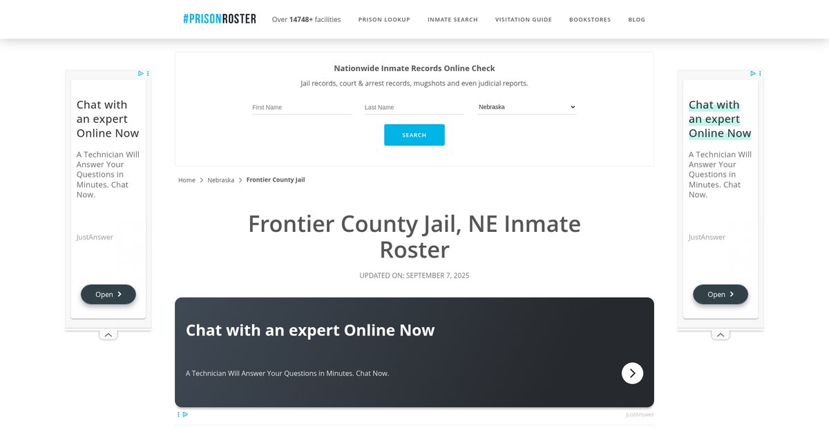 Preview of prisonroster.com