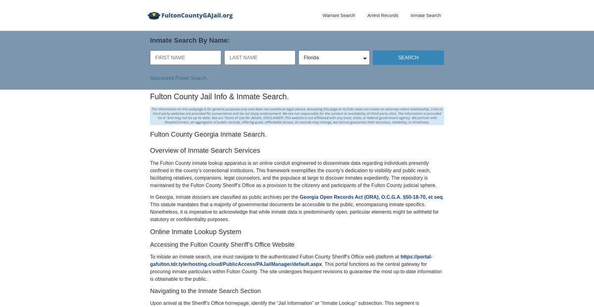 Preview of fultoncountygajail.org