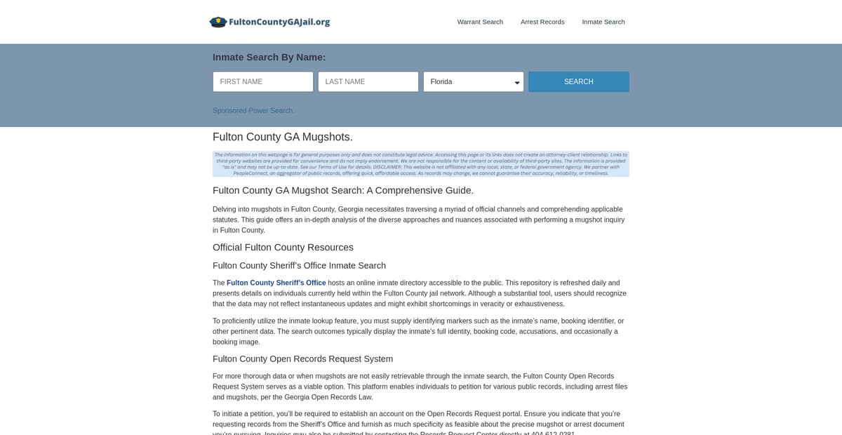 Preview of fultoncountygajail.org