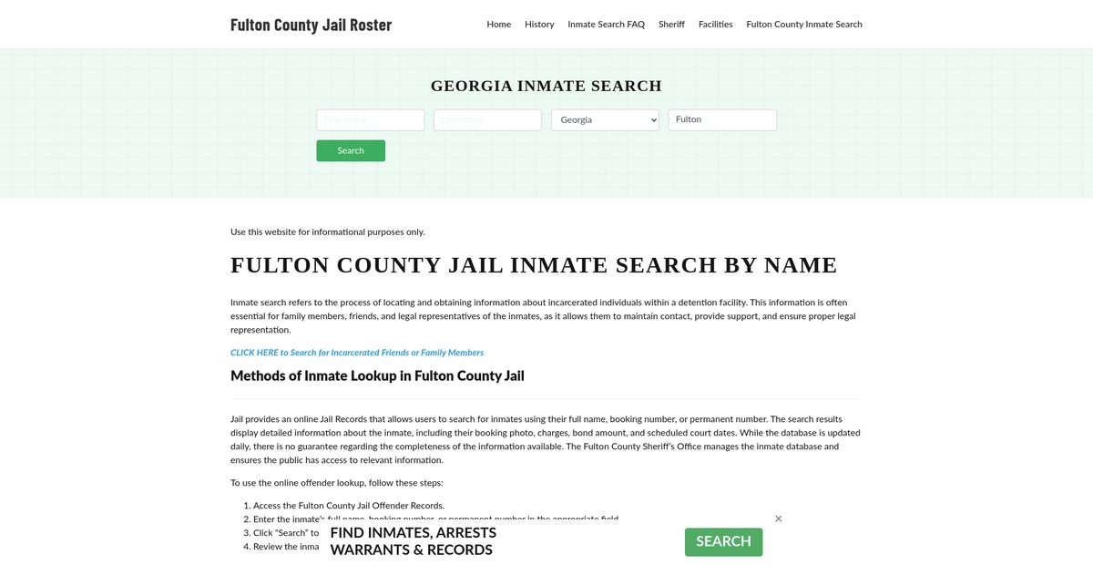 Preview of fultoncountyjail.org