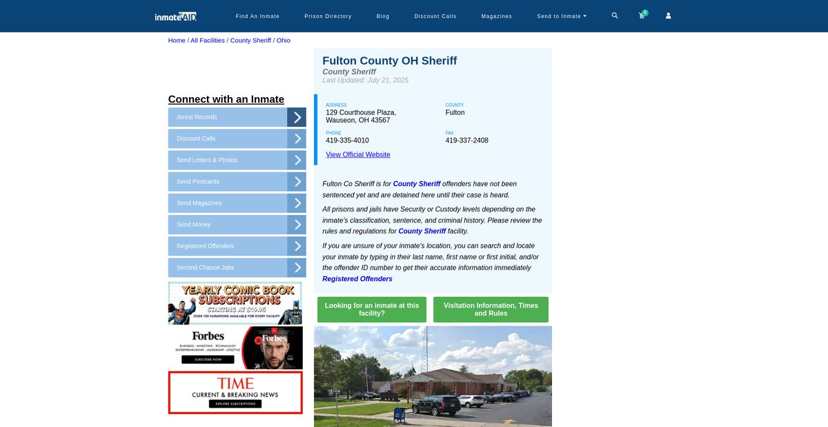 Preview of inmateaid.com
