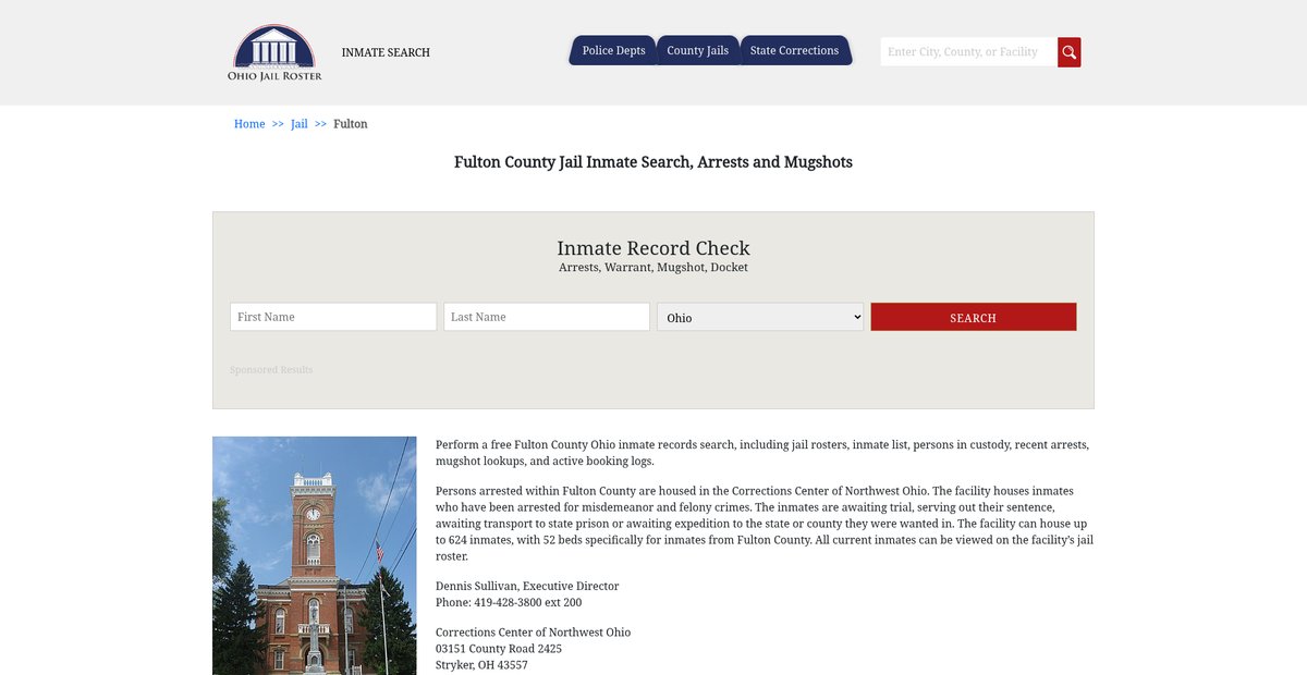 Preview of ohiojailroster.com