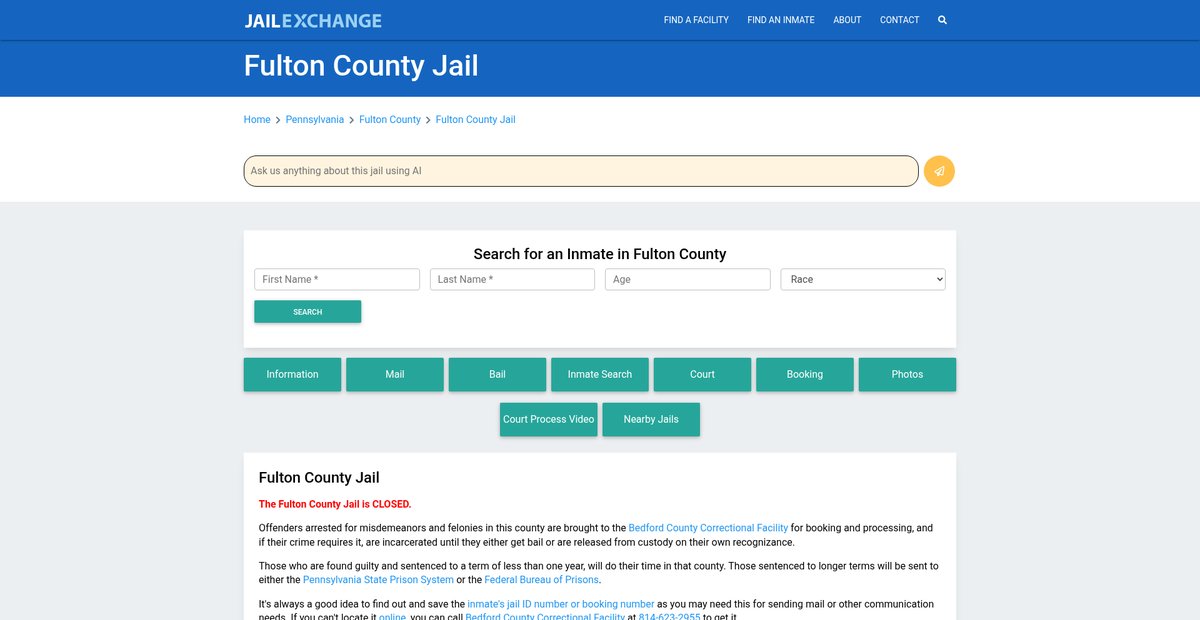 Preview of jailexchange.com