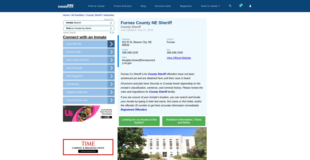 Preview of inmateaid.com