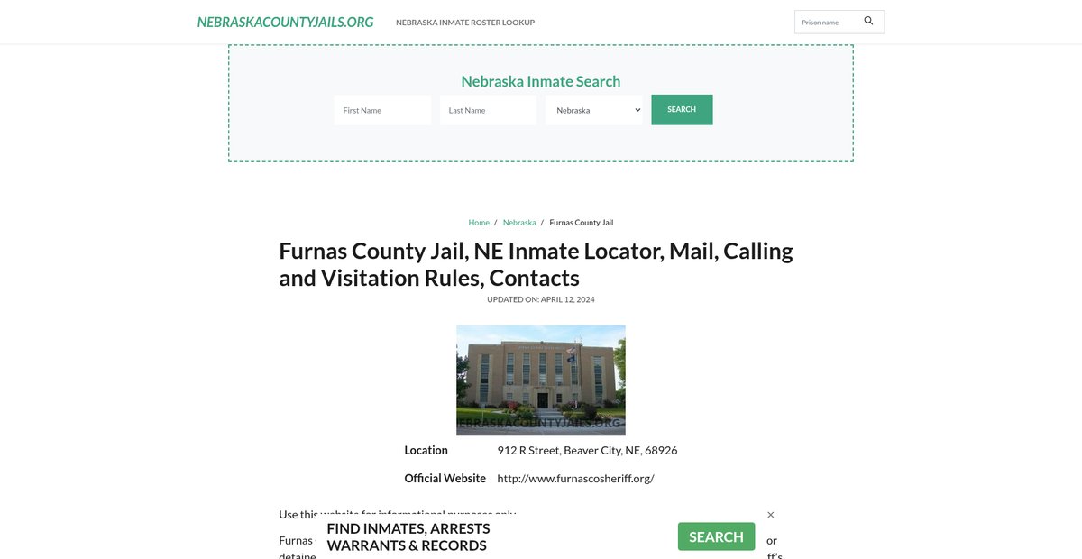 Preview of nebraskacountyjails.org