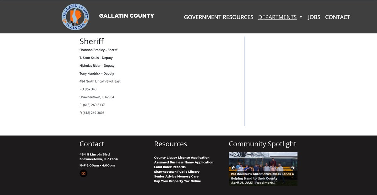Preview of gallatinco.illinois.gov