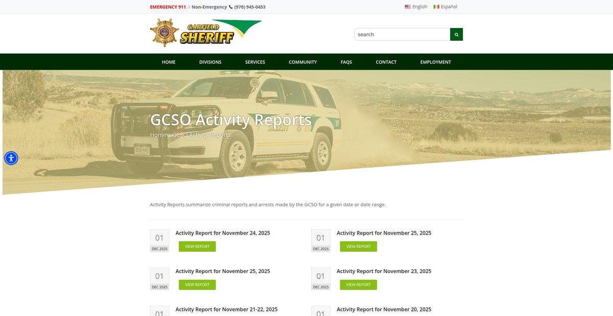 Preview of garcosheriff.com