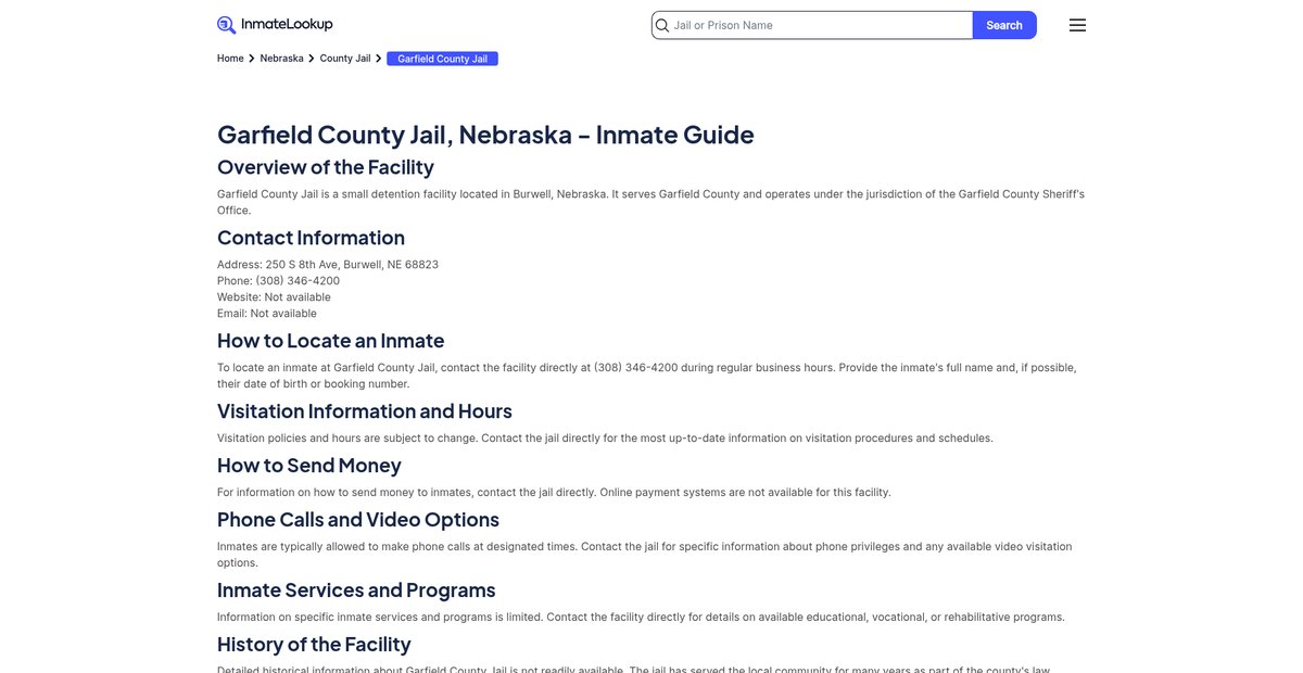 Preview of inmate-lookup.org