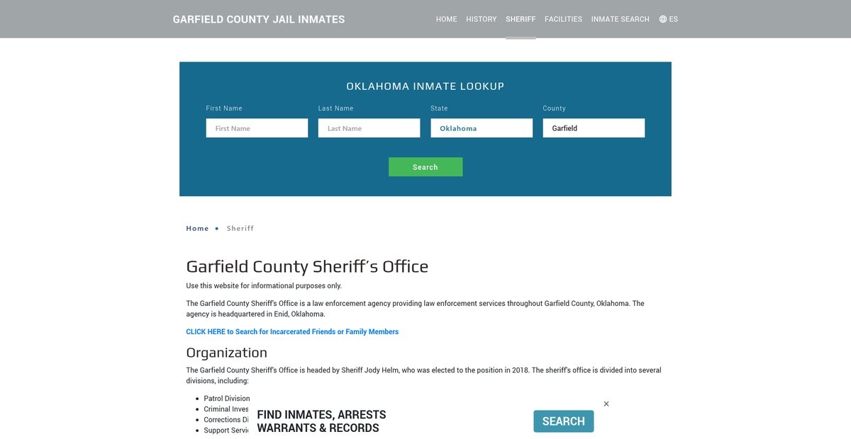 Preview of garfieldjailroster.org