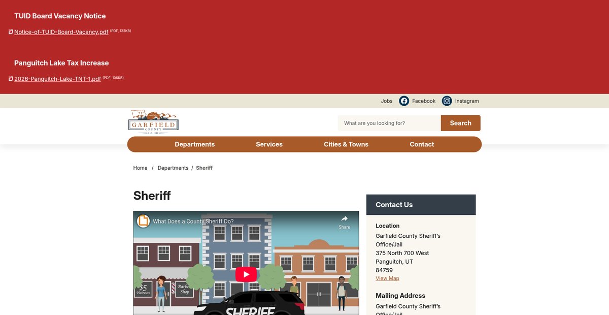 Preview of garfield.utah.gov